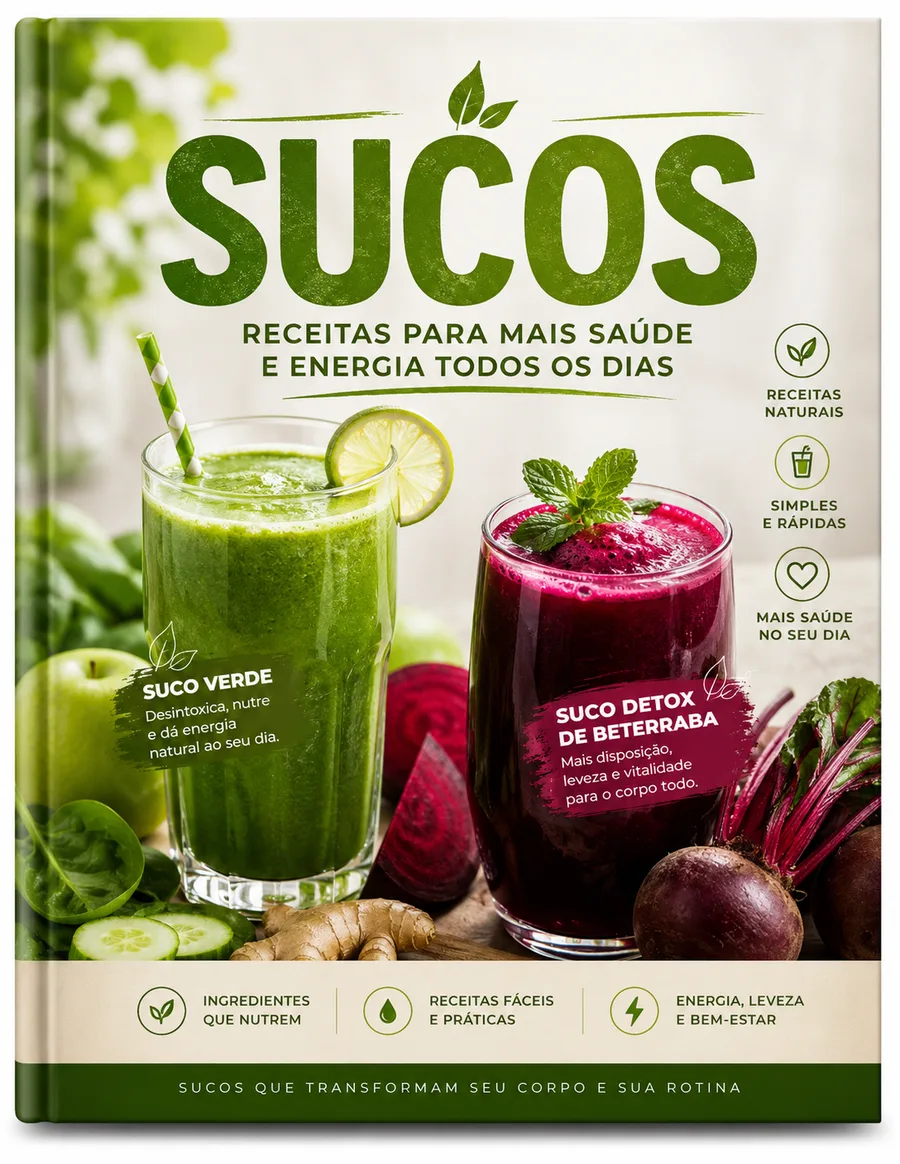 Capa do guia de 10 Sucos Detox